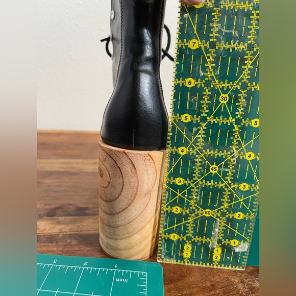 Deandri Olga platform boots 10 wood goth aesthetic dollcore lolita rocking horse - Picture 15 of 17